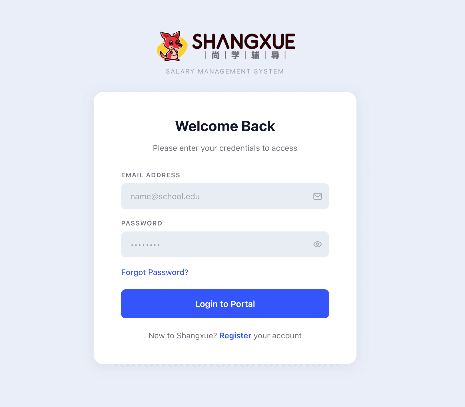 ShangXue · Teacher Salary System